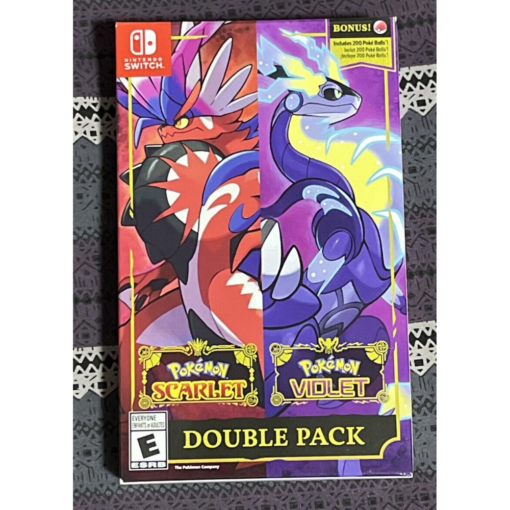 Pokemon Scarlet & Pokemon Violet Double Pack for Nintendo Switch NEW!